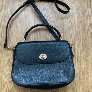Coach black crossbody bag